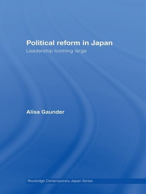 cover image of Political Reform in Japan